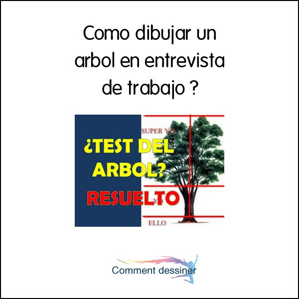 Como dibujar un arbol en entrevista de trabajo